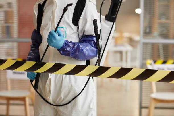 Professional Blood Cleanup technician working in Lyons, MI